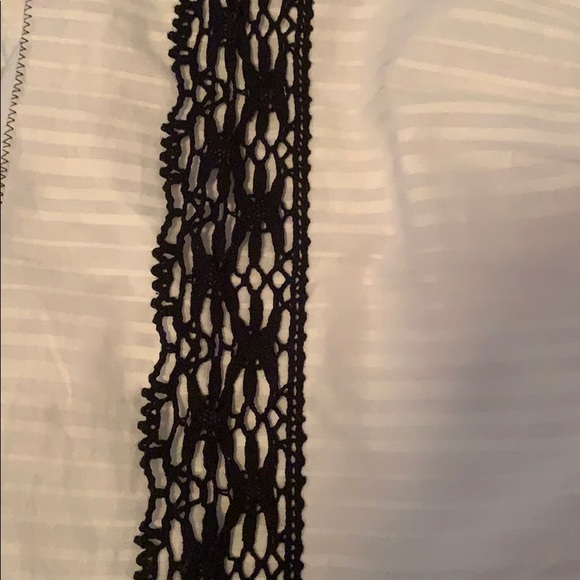 White Dress with Ruffles and Lace Detailing NWT - Picture 5 of 5